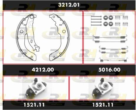 Roadhouse SPK 3212.01 - Bremžu loku komplekts autospares.lv