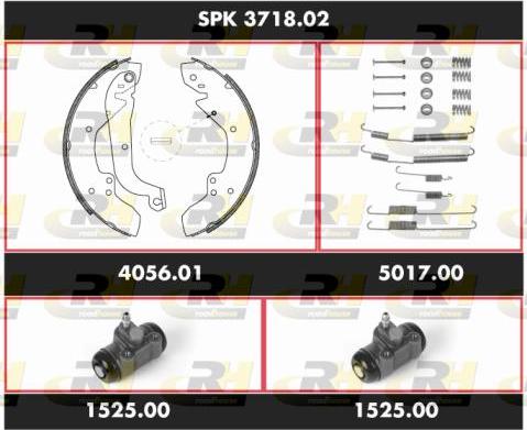 Roadhouse SPK 3718.02 - Bremžu loku komplekts www.autospares.lv