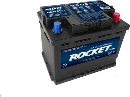 ROCKET BAT060AGM - Starter Battery www.autospares.lv