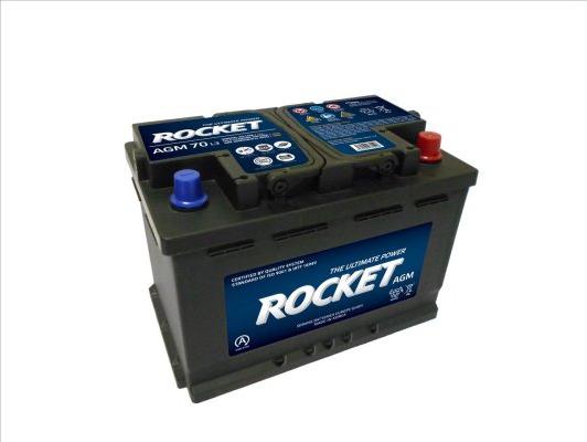 ROCKET BAT070AGM - Startera akumulatoru baterija www.autospares.lv