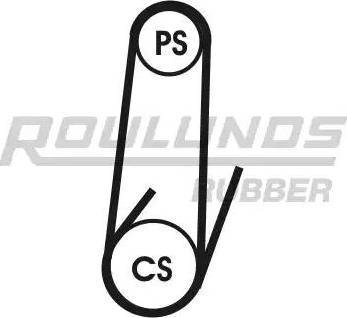 Roulunds Rubber 4K1022T1 - V-Ribbed Belt Set www.autospares.lv