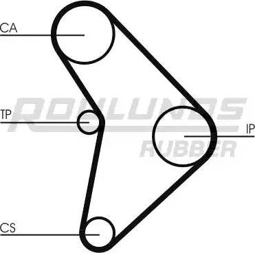 Roulunds Rubber RR1395 - Zobsiksna autospares.lv