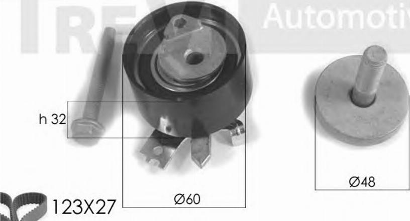 RPK RPK3219D - Zobsiksnas komplekts www.autospares.lv