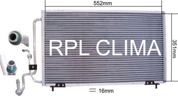 RPLQuality APCDCI0018 - Kondensators, Gaisa kond. sistēma www.autospares.lv