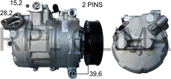 RPLQuality APCOAU0039 - Kompresors, Gaisa kond. sistēma autospares.lv