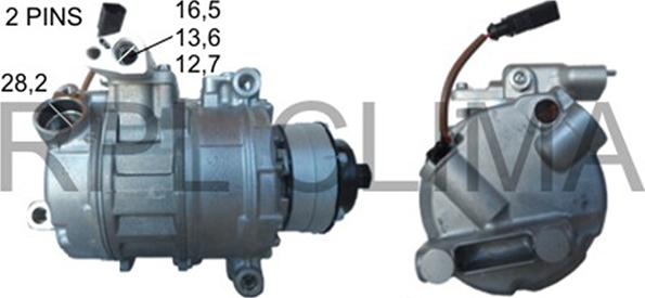 RPLQuality APCOAU0035 - Compressor, air conditioning www.autospares.lv