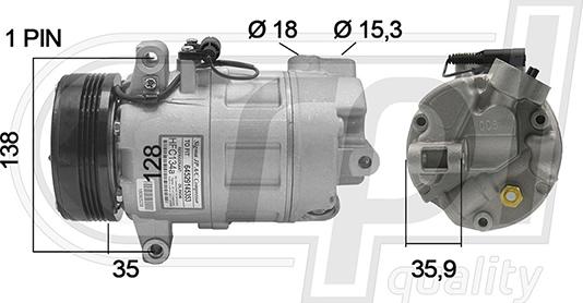 RPLQuality APCOBW5048 - Kompresors, Gaisa kond. sistēma autospares.lv