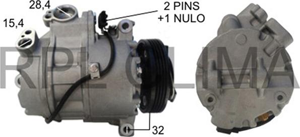 RPLQuality APCOBW5069 - Kompresors, Gaisa kond. sistēma autospares.lv