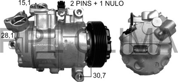 RPLQuality APCOBW0051 - Kompresors, Gaisa kond. sistēma www.autospares.lv