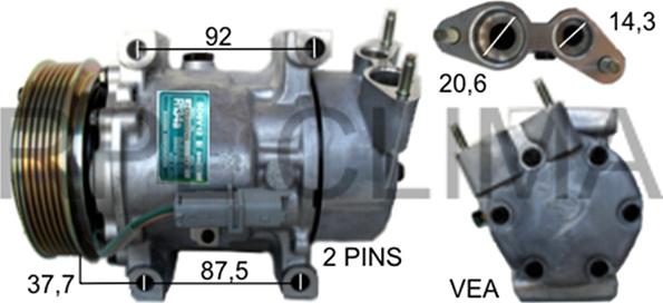 RPLQuality APCOCI5023 - Kompresors, Gaisa kond. sistēma autospares.lv