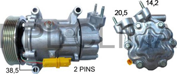 RPLQuality APCOCI0041 - Kompresors, Gaisa kond. sistēma autospares.lv