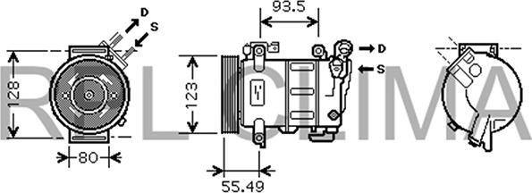 RPLQuality APCOCI0050 - Kompresors, Gaisa kond. sistēma www.autospares.lv