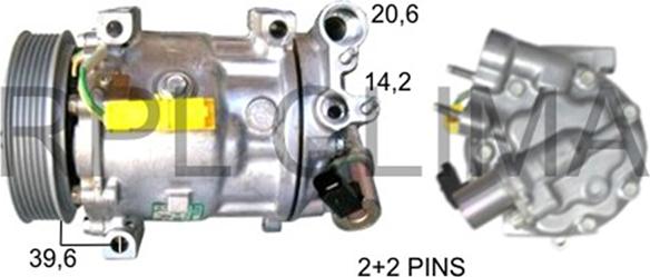 RPLQuality APCOCI0031 - Kompresors, Gaisa kond. sistēma autospares.lv