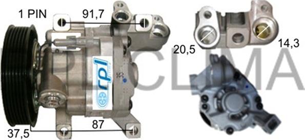 RPLQuality APCOCI0038 - Kompresors, Gaisa kond. sistēma autospares.lv