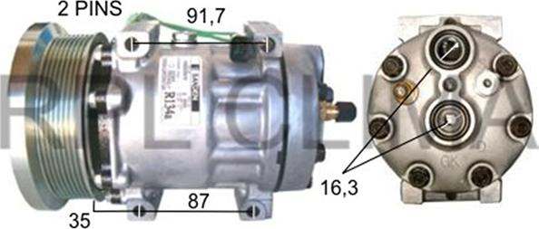 RPLQuality APCOCT5002 - Kompresors, Gaisa kond. sistēma autospares.lv