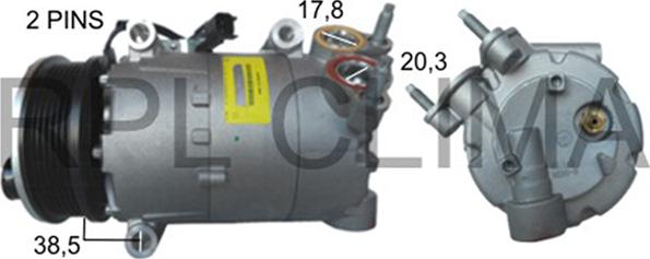 RPLQuality APCOFD0065 - Compressor, air conditioning www.autospares.lv