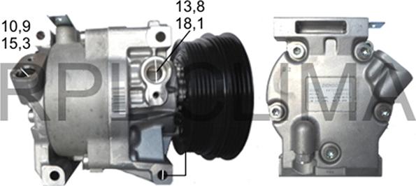 RPLQuality APCOFT0014 - Kompresors, Gaisa kond. sistēma www.autospares.lv