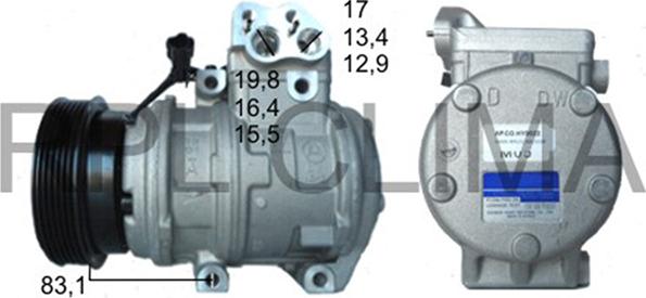 RPLQuality APCOHY5022 - Kompresors, Gaisa kond. sistēma www.autospares.lv