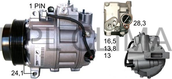 RPLQuality APCOMB0045 - Compressor, air conditioning www.autospares.lv