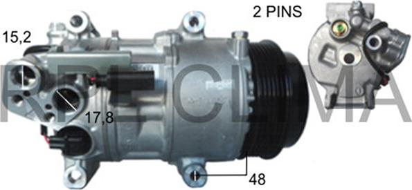 RPLQuality APCOMB0059 - Compressor, air conditioning www.autospares.lv