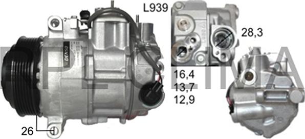 RPLQuality APCOMB0056 - Compressor, air conditioning www.autospares.lv