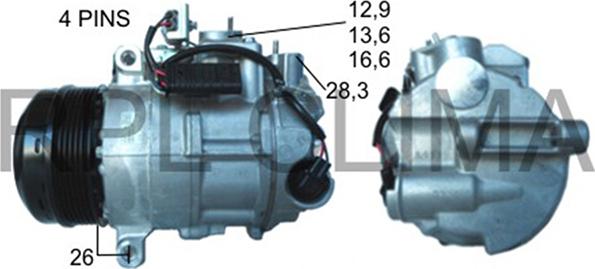 RPLQuality APCOMB0065 - Compressor, air conditioning www.autospares.lv