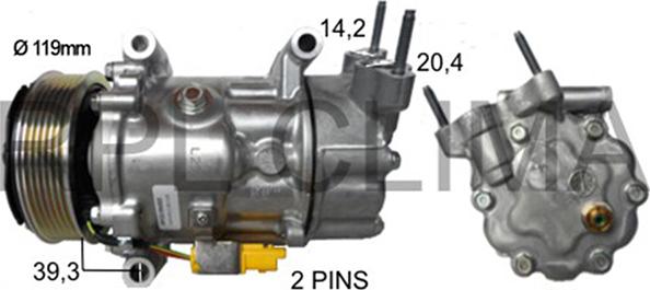 RPLQuality APCOMNI004 - Kompresors, Gaisa kond. sistēma autospares.lv