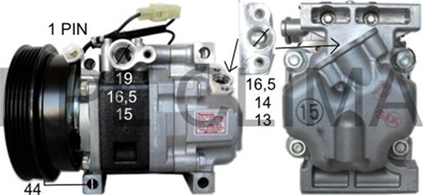 RPLQuality APCOMZ0012 - Kompresors, Gaisa kond. sistēma www.autospares.lv