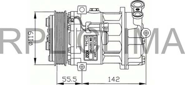 RPLQuality APCOOP0048 - Kompresors, Gaisa kond. sistēma www.autospares.lv