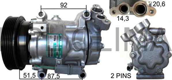 RPLQuality APCORE0083 - Kompresors, Gaisa kond. sistēma autospares.lv