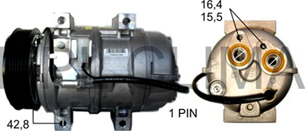 RPLQuality APCOVO0025 - Kompresors, Gaisa kond. sistēma autospares.lv