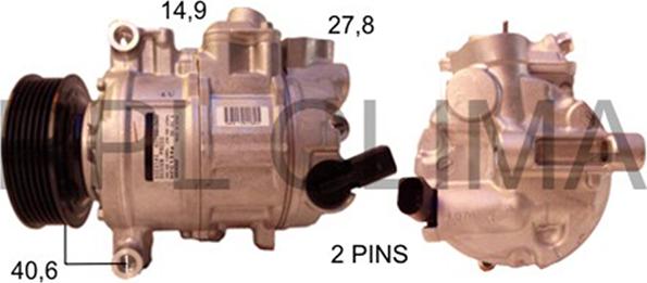 RPLQuality APCOVW0034 - Kompresors, Gaisa kond. sistēma autospares.lv