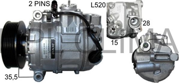 RPLQuality APCOVW0029 - Compressor, air conditioning www.autospares.lv