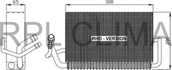 RPLQuality APEVMB0041 - Iztvaikotājs, Gaisa kondicionēšanas sistēma www.autospares.lv