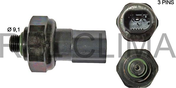 RPLQuality APPRMB0008 - Pressure Switch, air conditioning www.autospares.lv