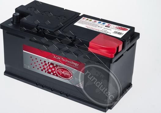 RUTEC RNU095AGM - Starter Battery www.autospares.lv