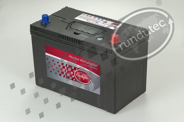 RUTEC RNU100RCN - Стартерная аккумуляторная батарея, АКБ www.autospares.lv