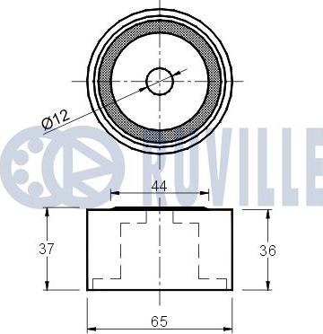 Ruville 540464 - Parazīt / Vadrullītis, Zobsiksna www.autospares.lv