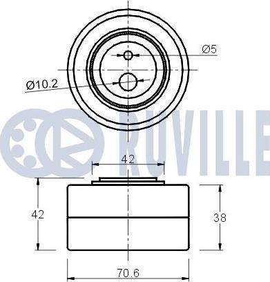 Ruville 540466 - Parazīt / Vadrullītis, Zobsiksna www.autospares.lv