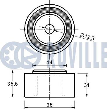 Ruville 540428 - Parazīt / Vadrullītis, Zobsiksna www.autospares.lv