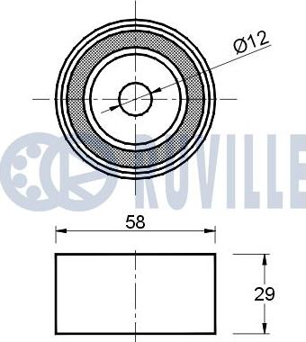 Ruville 540565 - Parazīt / Vadrullītis, Zobsiksna www.autospares.lv