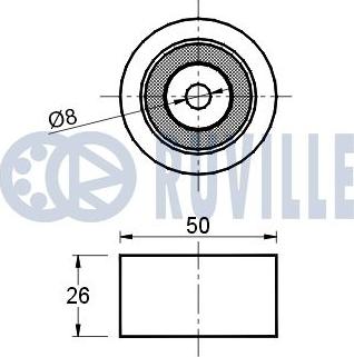 Ruville 540515 - Parazīt / Vadrullītis, Ķīļrievu siksna autospares.lv