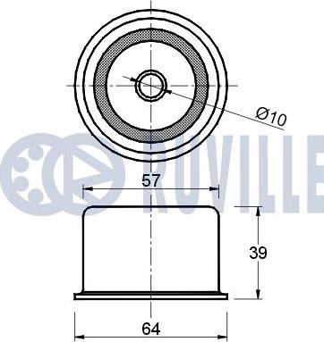 Ruville 540571 - Parazīt / Vadrullītis, Zobsiksna www.autospares.lv