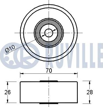 Ruville 540616 - Parazīt / Vadrullītis, Ķīļrievu siksna www.autospares.lv