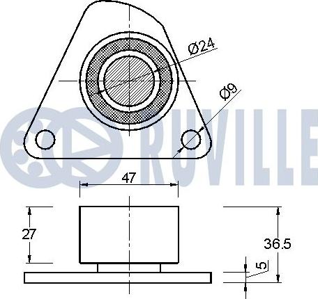 Ruville 540195 - Parazīt / Vadrullītis, Zobsiksna autospares.lv