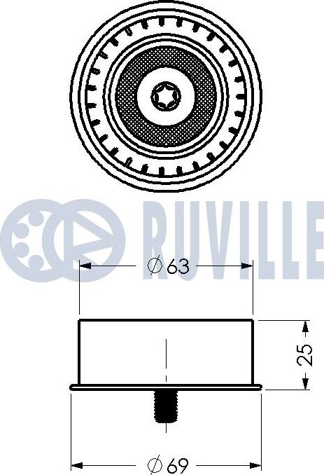 Ruville 540181 - Parazīt / Vadrullītis, Zobsiksna autospares.lv