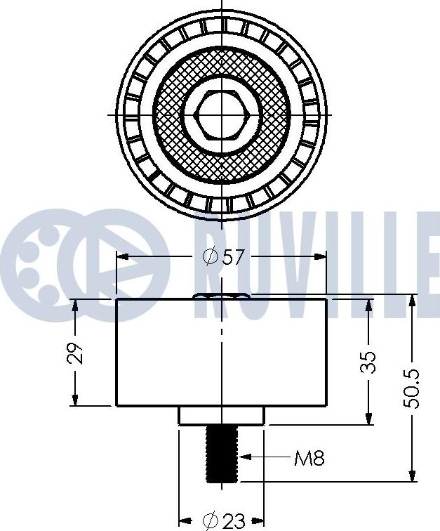 Ruville 540812 - Parazīt / Vadrullītis, Zobsiksna autospares.lv