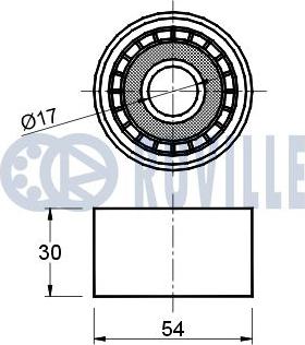 Ruville 540835 - Parazīt / Vadrullītis, Ķīļrievu siksna www.autospares.lv