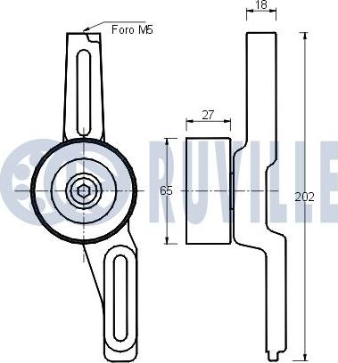 Ruville 540246 - Siksnas spriegotājs, Ķīļsiksna www.autospares.lv