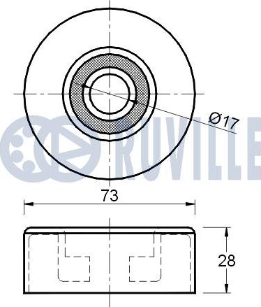 Ruville 541496 - Parazīt / Vadrullītis, Ķīļrievu siksna www.autospares.lv